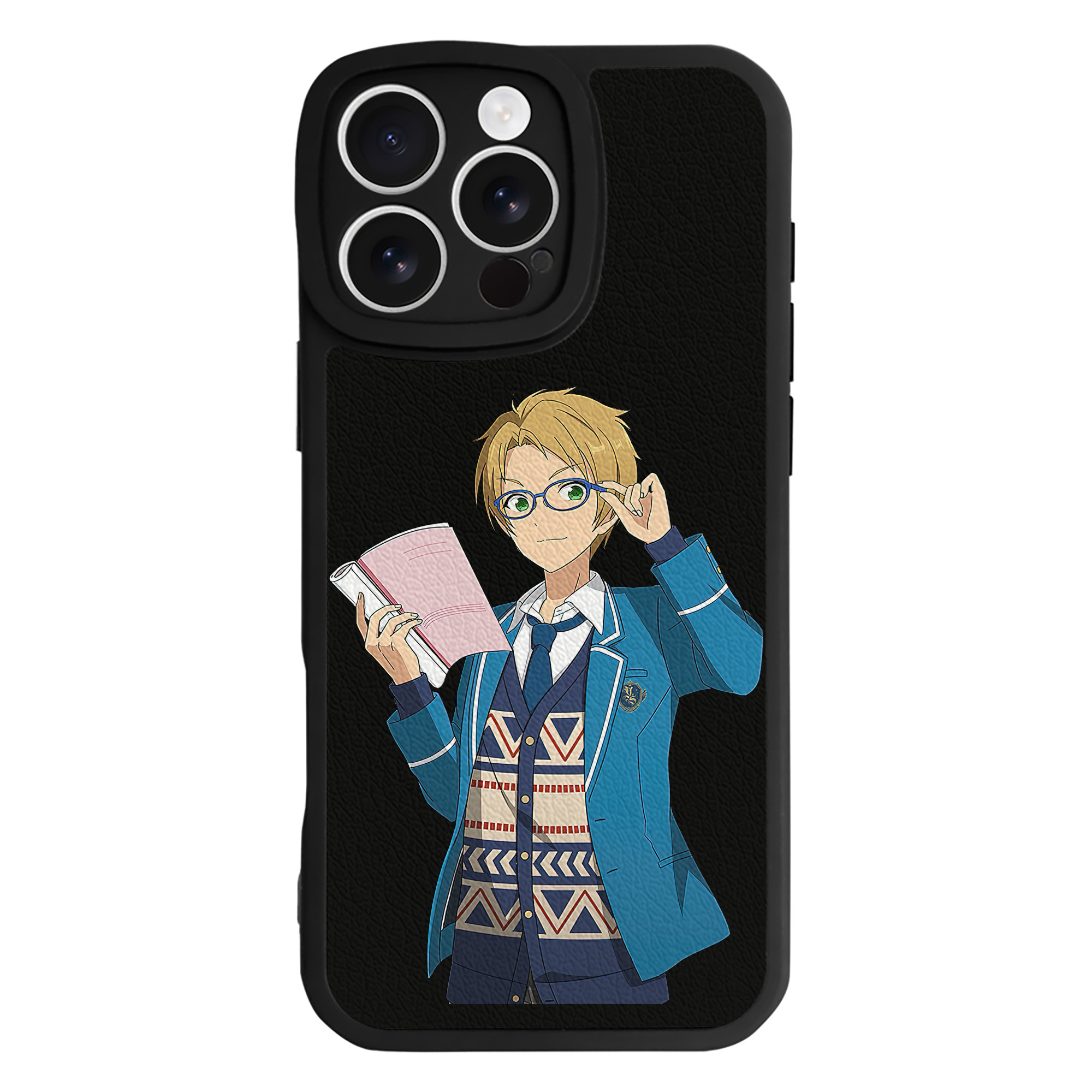 （画像用） あんさんぶるスターズ! Ensemble Stars 【iPhone 16シリーズ対応】シリコンスマホケース（レザー調） 材質：シリコン